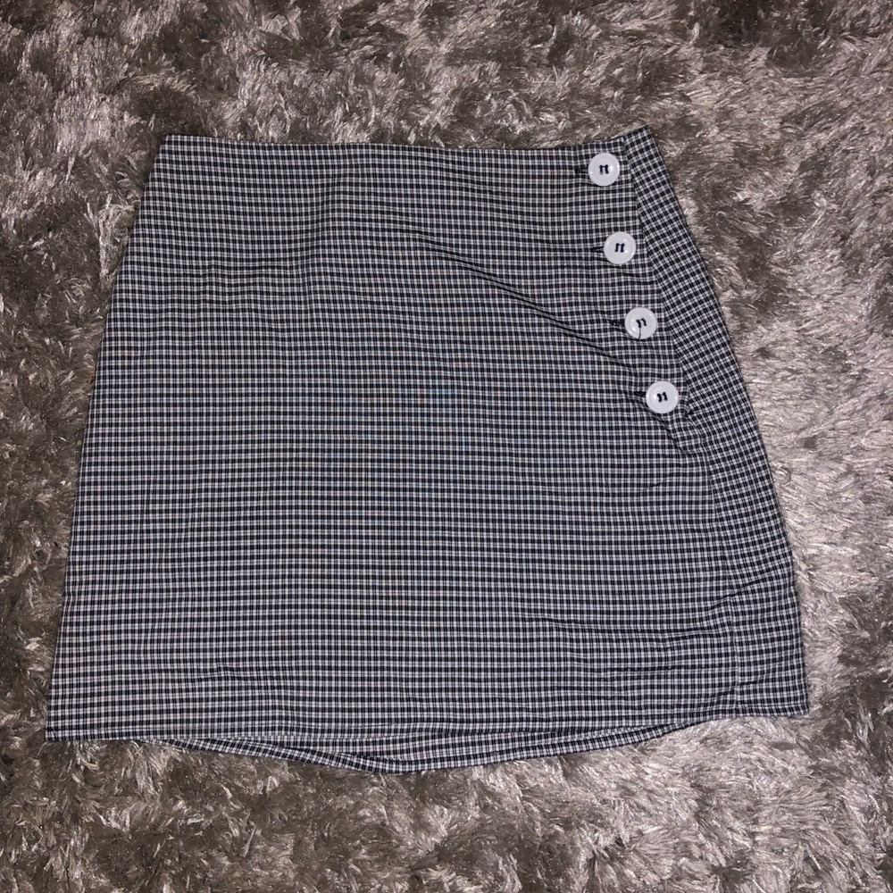 Urban outfitters mini gingham skirt